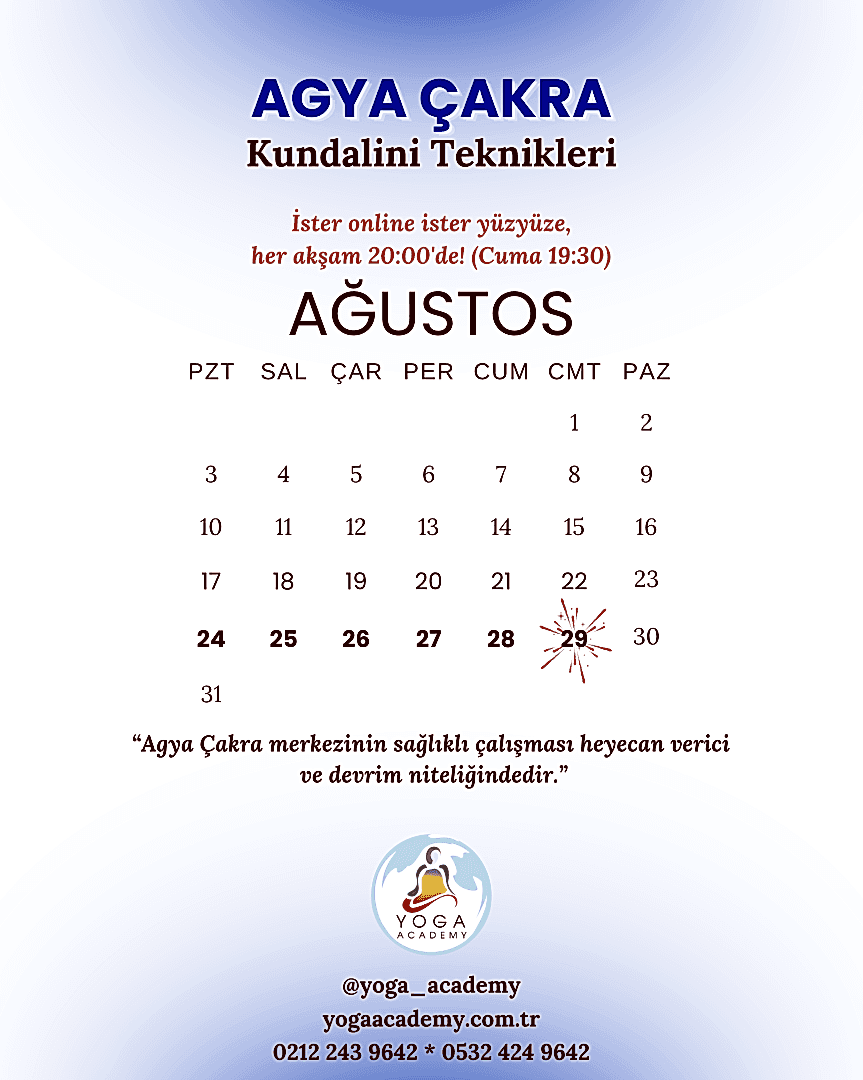 ÇAKRA ÇALIŞMALARI