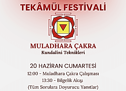 20 Haziran Tekâmül Festivali - Muladhara Çakra Çalışması